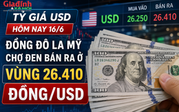 Tỷ giá USD hôm nay 16/6: Đồng Đô la Mỹ chợ đen bán ra ở vùng 26.410 đồng/USD