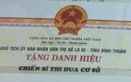 Thay đổi chế độ tiền thưởng danh hiệu “Chiến sĩ thi đua cơ sở” từ ngày 1/7/2026?