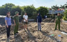 Đổ trái phép 177 tấn chất thải để san lấp mặt bằng, 2 người ở Ninh Bình bị khởi tố
