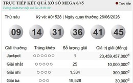 Hôm nay (26/6/2026) giải độc đắc Vietlott đã tìm về chủ