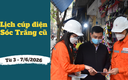 Lịch cúp điện TP. Cần Thơ (Sóc Trăng cũ) từ ngày 3 – 7/6/2026: Cập nhật danh sách khu vực sẽ bị mất điện liên tục
