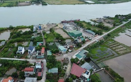 Hưng Yên: Nhiều bất cập tại các bến bãi vật liệu xây dựng ven sông Hồng ở xã Thư Vũ