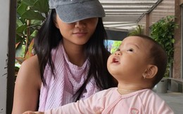 Con gái H'Hen Niê cùng ba Khôi chạy bộ 5km, biểu cảm đáng yêu 'gây sốt'