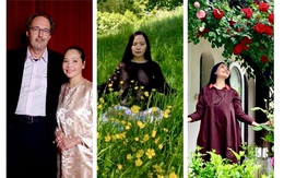 Cuộc sống của NSƯT Lê Vi ở Pháp: Chồng làm thị trưởng, hướng Phật và thiền định mỗi ngày trong ngôi nhà ngoại ô ngập tràn hoa lá