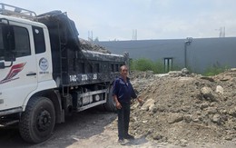 Đổ hơn 260 tấn 'bã bê tông' không phép ra môi trường, hai người đàn ông bị khởi tố