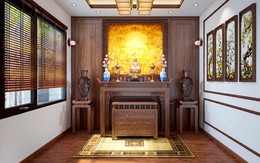 Bố trí đèn phòng thờ theo phong thủy và tránh những sai lầm nhiều gia đình mắc phải
