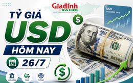 Tỷ giá USD hôm nay 26/7: Đồng Đô la Mỹ 'chợ đen' nối dài đà tăng