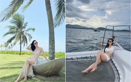 Tin sao 29/7: Hồng Diễm gây chú ý, nhan sắc ở tuổi U40 của Trương Quỳnh Anh