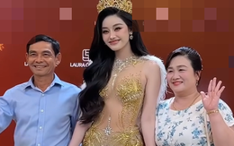 Bố mẹ đẻ Hoa hậu Yến Nhi gây chú ý trên thảm đỏ chung kết Miss Grand Vietnam 2026
