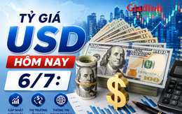 Tỷ giá USD hôm nay 6/7: Đồng Đô la Mỹ chững lại ở cả hai khối ngân hàng và 'chợ đen'