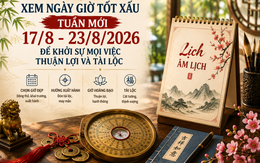 Xem ngày giờ tuần mới 17/8 - 23/8/2026 để khởi sự mọi việc thuận lợi và tài lộc