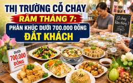 Thị trường cỗ chay Rằm tháng 7: Phân khúc dưới 700.000 đồng đắt khách