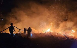 Tuyên Quang: Huy động 40 cán bộ, chiến sĩ dập cháy rừng trong đêm