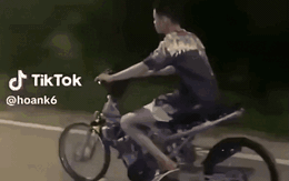 Xử lý nam thanh niên lái xe máy không biển số, buông hai tay rồi quay video đăng lên TikTok