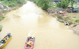 Cận cảnh cuộc tìm kiếm 3 người mất tích sau vụ lật thuyền ở Thái Nguyên