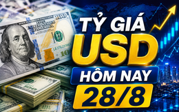 Tỷ giá USD hôm nay 28/8: Đồng Đô la Mỹ khối ngân hàng thương mại nối dài đà giảm