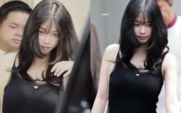 Vẻ vừa ngây thơ vừa sành điệu của Karina (aespa) khiến cõi mạng 'dậy sóng'