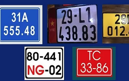 Quy định về ý nghĩa chữ, số, các màu trên biển số xe có thể nhiều người chưa biết