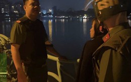 Giải cứu cô gái có ý định nhảy hồ Tây tự tử trong đêm