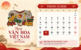 Đề xuất nghỉ 1 ngày dịp Ngày Văn hóa Việt Nam 2026, không hoán đổi làm việc