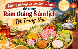 Khung giờ cúng Rằm tháng 8 âm lịch và văn khấn chuẩn cho Tết Trung thu 2026 hợp từng con giáp