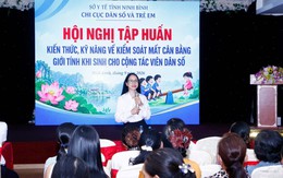 Ninh Bình nâng cao năng lực cho cộng tác viên dân số trong kiểm soát mất cân bằng giới tính khi sinh