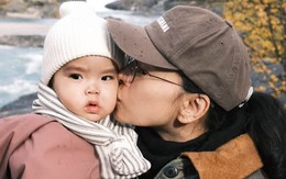 'Tan chảy' với khoảnh khắc đáng yêu của con gái Ngô Thanh Vân ở Na Uy