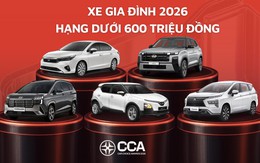 Car Choice Awards 2026 gợi ý chọn xe gia đình phù hợp từ dưới 600 triệu đến 5 tỷ đồng