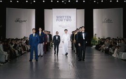 Lâm Bảo Châu làm vedette trong trang phục cưới của NTK Văn Hoàn
