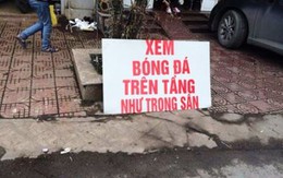 Quảng Ninh: Nguy hiểm "dịch vụ" xem bóng đá trên nóc nhà