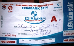 Phát hiện hàng trăm vé giả trận Than Quảng Ninh gặp Hà Nội T&T