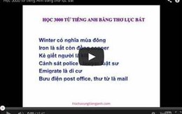 Học 3.000 từ tiếng Anh bằng thơ lục bát