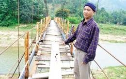 Nguy hiểm cây cầu treo “chờ chết”