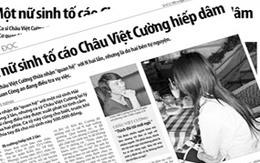 Nữ sinh tố Châu Việt Cường hiếp dâm phủ nhận việc tạo scandal 