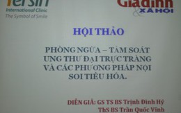 Đối phó với ung thư đại trực tràng để an tâm vui sống