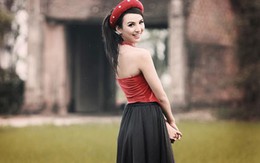 Hoa hậu Ngọc Diễm gợi cảm "chết người" với áo yếm