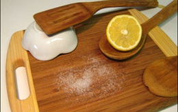 Vệ sinh nhà bếp bằng nước chanh 