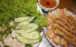 Chả cá cuốn bánh tráng