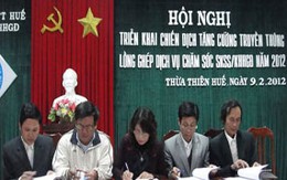 TT-Huế: Giao ước thi đua hoàn thành chỉ tiêu DS-KHHGĐ năm 2012