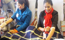 HH Ngọc Hân, Nguyễn Thị Loan hiến máu