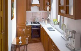 Mẹo trang trí cho nhà bếp hẹp 