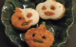 Làm bánh "quả bí" đón Halloween