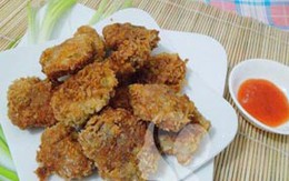 Hấp dẫn chả cá chiên xù
