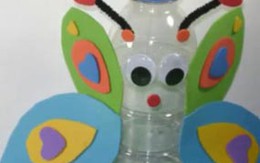 Biến chai nhựa thành chú bướm xinh xắn 