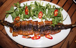 Đậm đà lươn nướng lá chanh