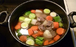 Cách nấu nước dùng trong cho món súp