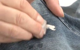 Cách làm sạch kẹo cao su trên quần áo