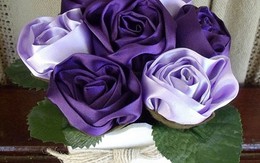 Cách làm hoa hồng vải đơn giản mà đẹp