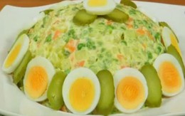 Làm salad đúng kiểu... Nga 