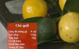 Cách làm chả quất